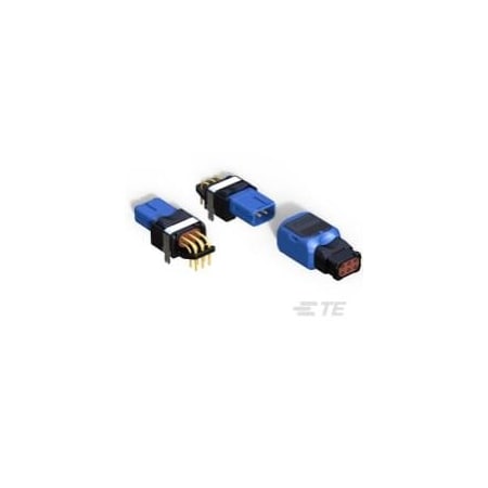 Te Connectivity Rectangular Mil Spec Connectors 369 3 Way Inline 90 Pcb Rec, Gold, Skt YD369-G33-NS400000